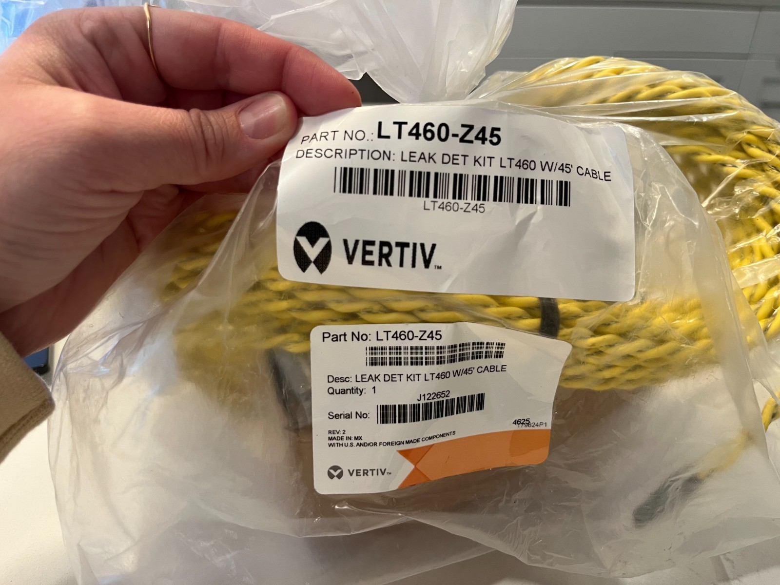 VERTIV LT460-Z45 ZONE LEAK DETECTION KIT 45FT ROPE