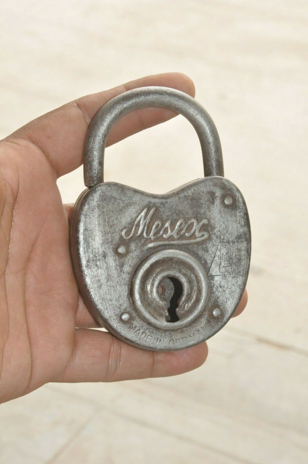 5 Pc Vintage Iron Handcrafted Fine Quality Solid Padlocks, Germany
