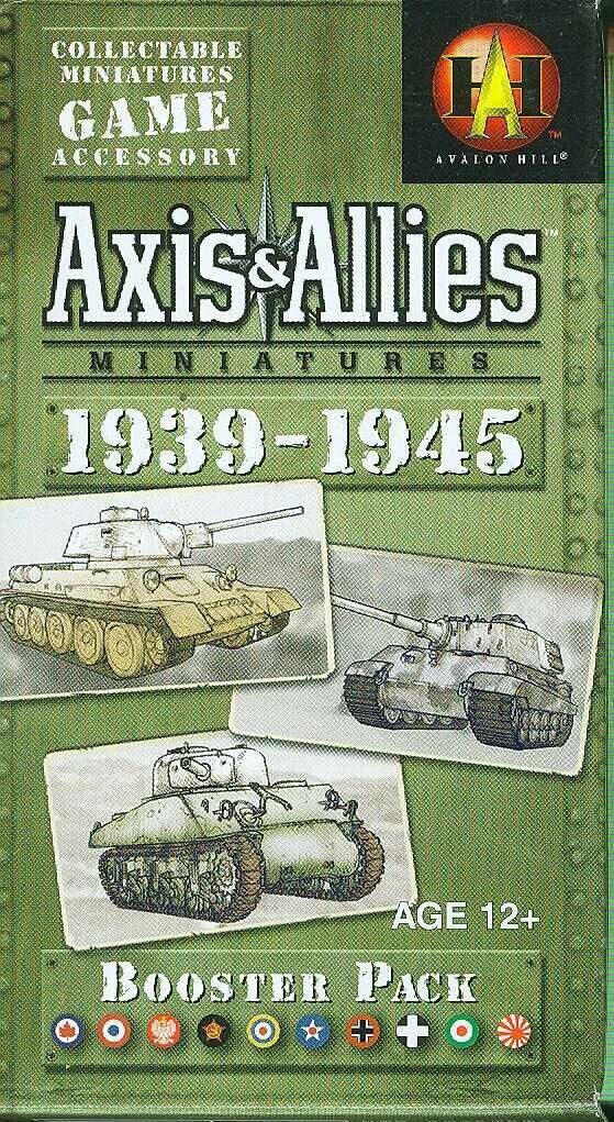 AXIS & ALLIES 1939-1945 MINIATURES WITH CARDS WIZARDS OF THE COAST WOTC YOU PICK