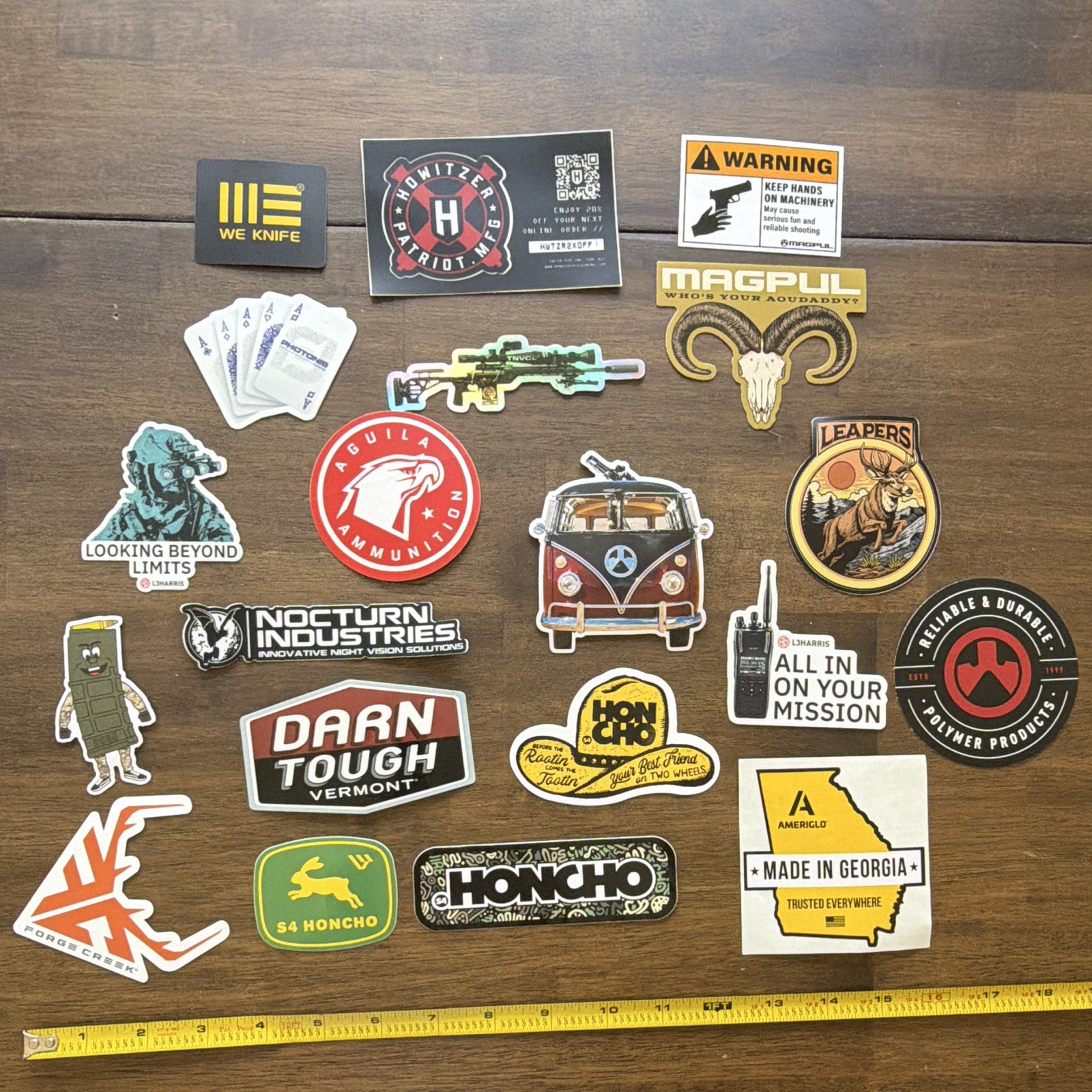 Tactical Stickers Assorted set of 20