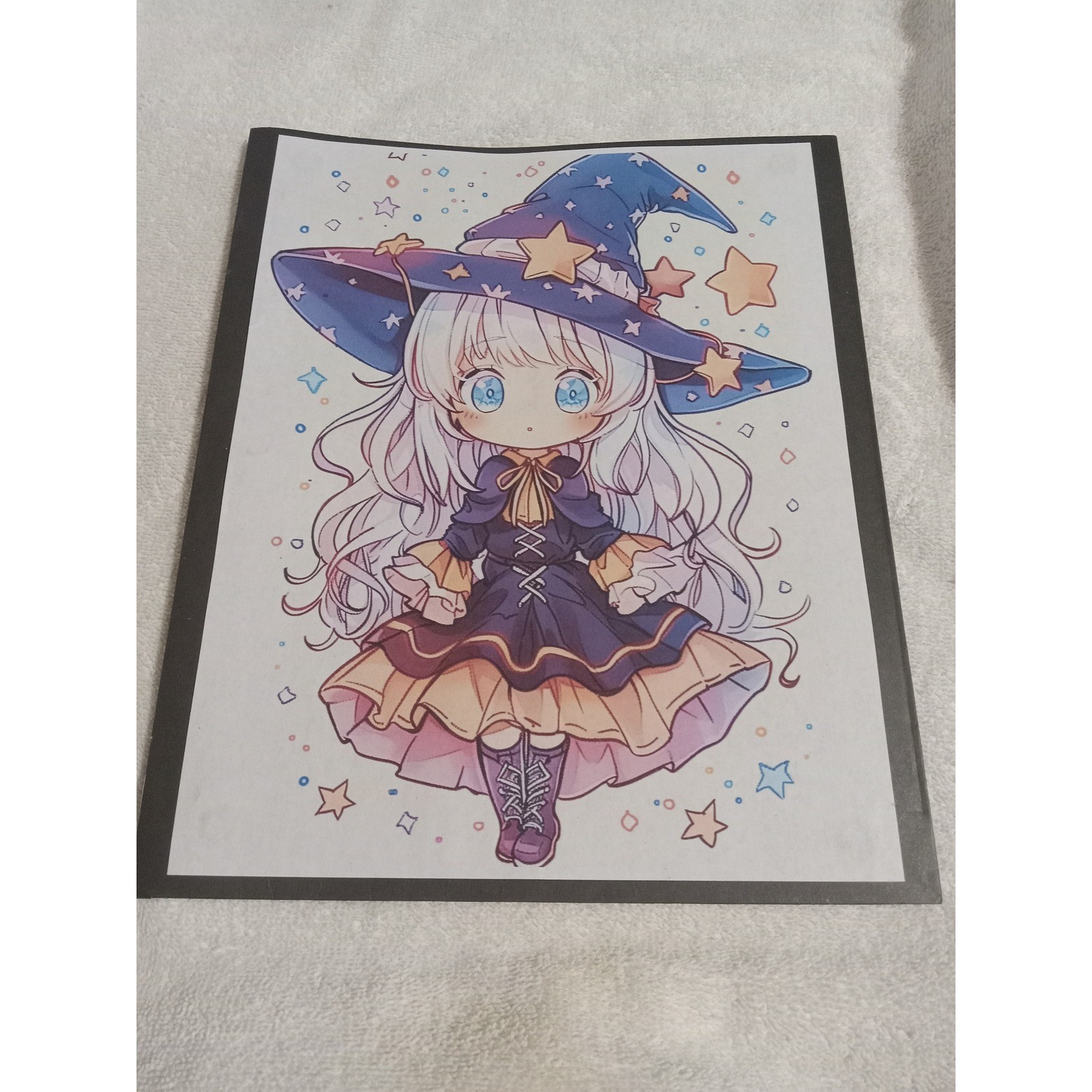 Dekkbiss Art Portfolio Folder Chibi Witch Haunted House Halloween Art Designs