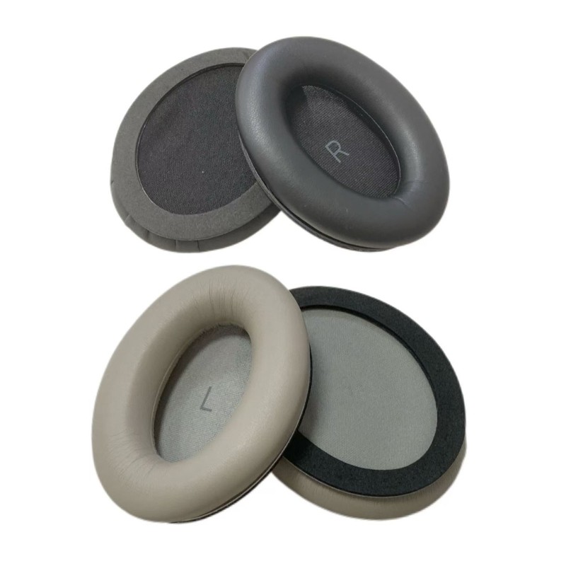 1pair Ergonomic Design Sponge Ear Cushions Replacement For Headphones Earmuff