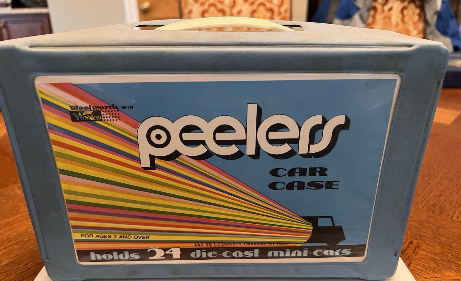 Vintage 1970s Woolworth Peelers Car Case Woolco Holds 24 Die Cast