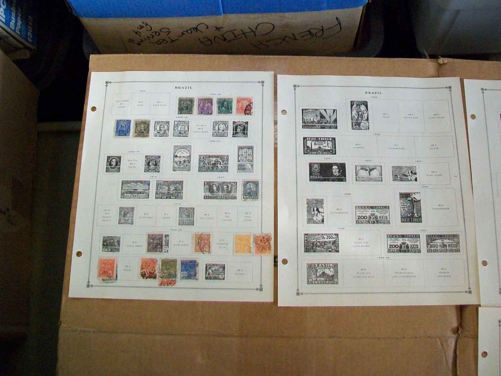 1916 - 1948 Brazil Stamp Sheets Lot 78