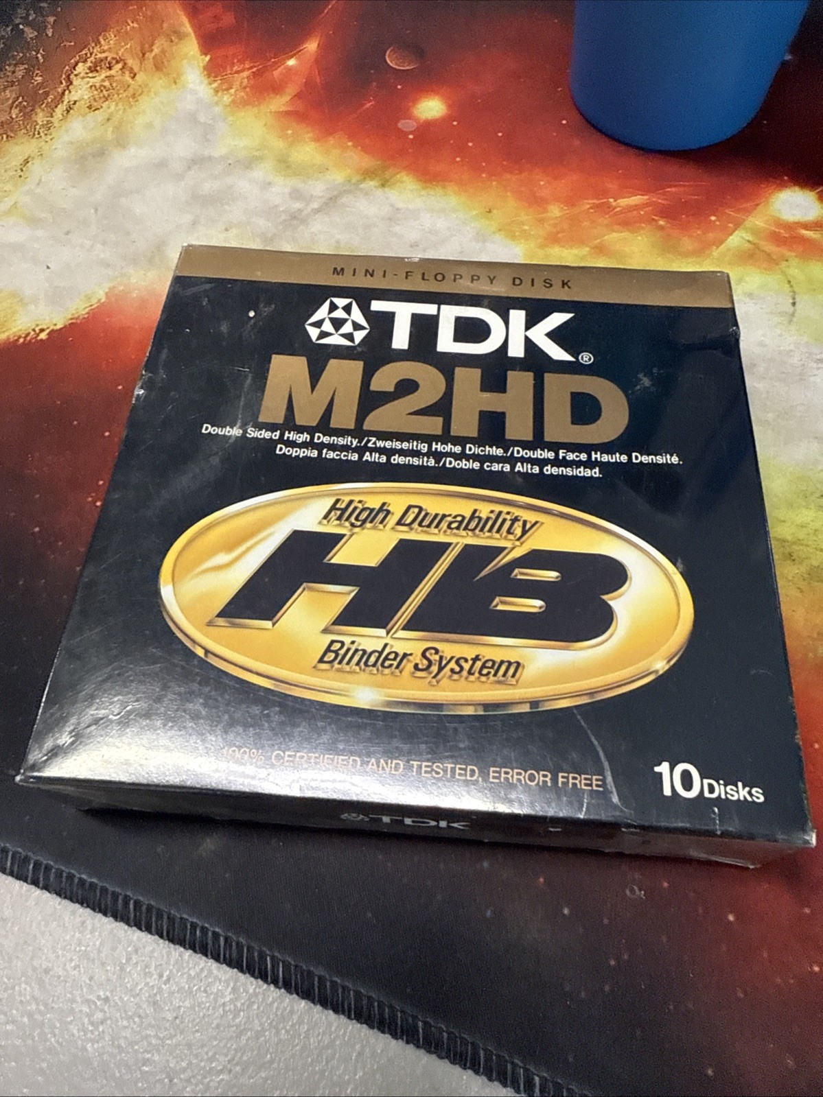 TDK Mini Floppy Disks M2HD High Density Double Sided Lot Of 10 Sealed USA NOS