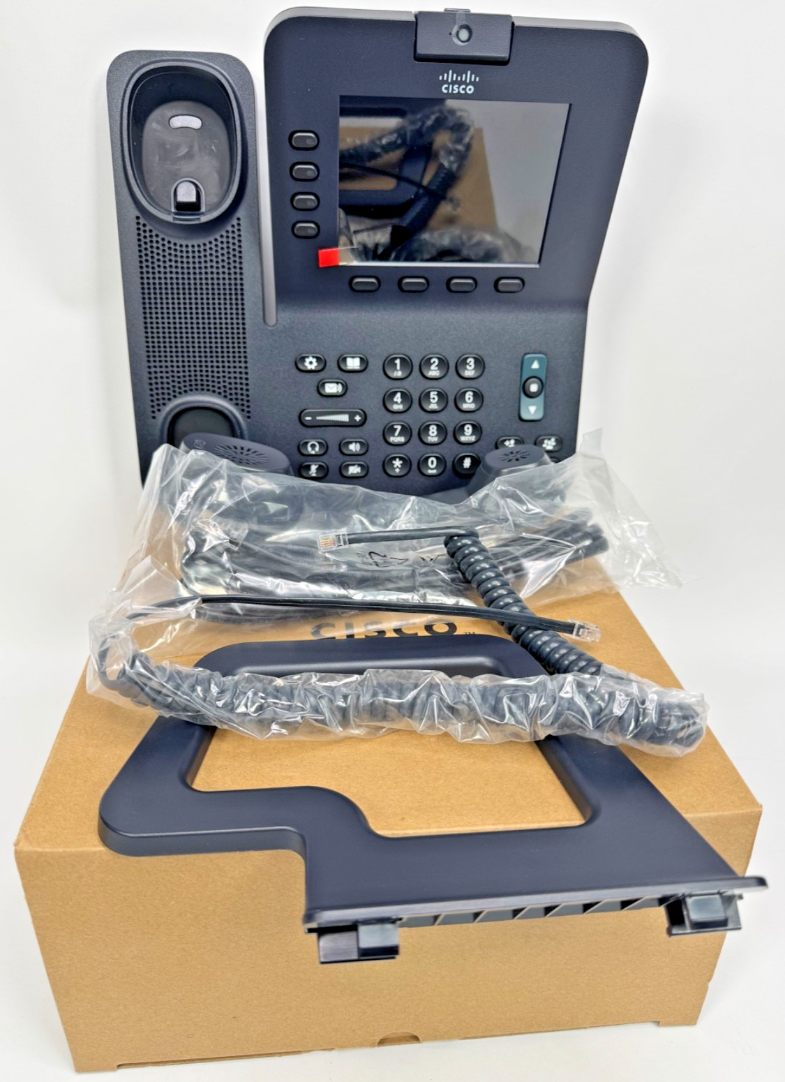 Cisco CP-8945-EC 5 inch Screen Unified 4-Line VoIP Ethernet Corded Telephone
