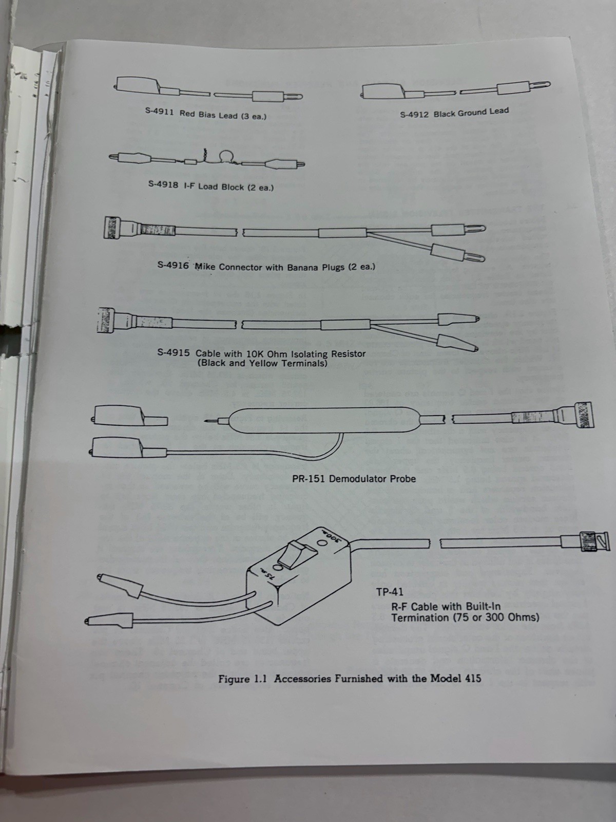 B&K Precision Model 415 Solid State Sweep/Marker Generator User Manual Guide