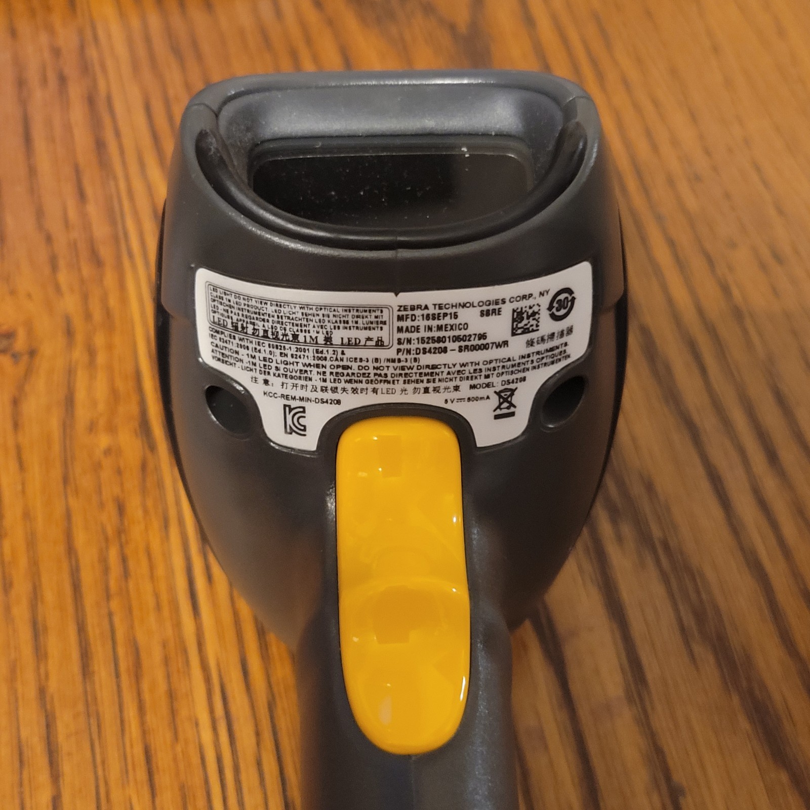 Zebra DS4208 Handheld Imager 1D/2D Barcode Scanner w/ USB Cable ● Tested/Working