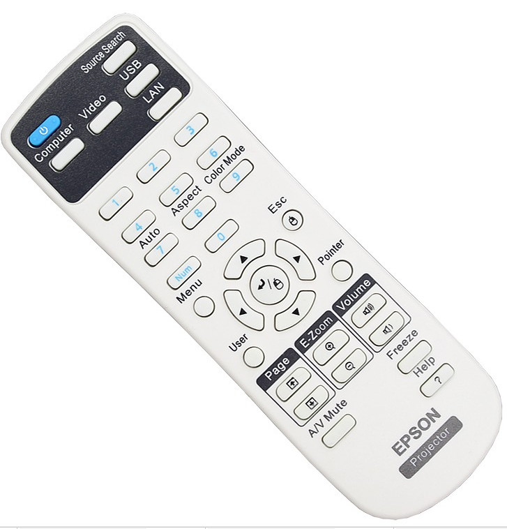1PC For PowerLite 1835 450W 460/824+/ 825+ Projector yh Remote Control