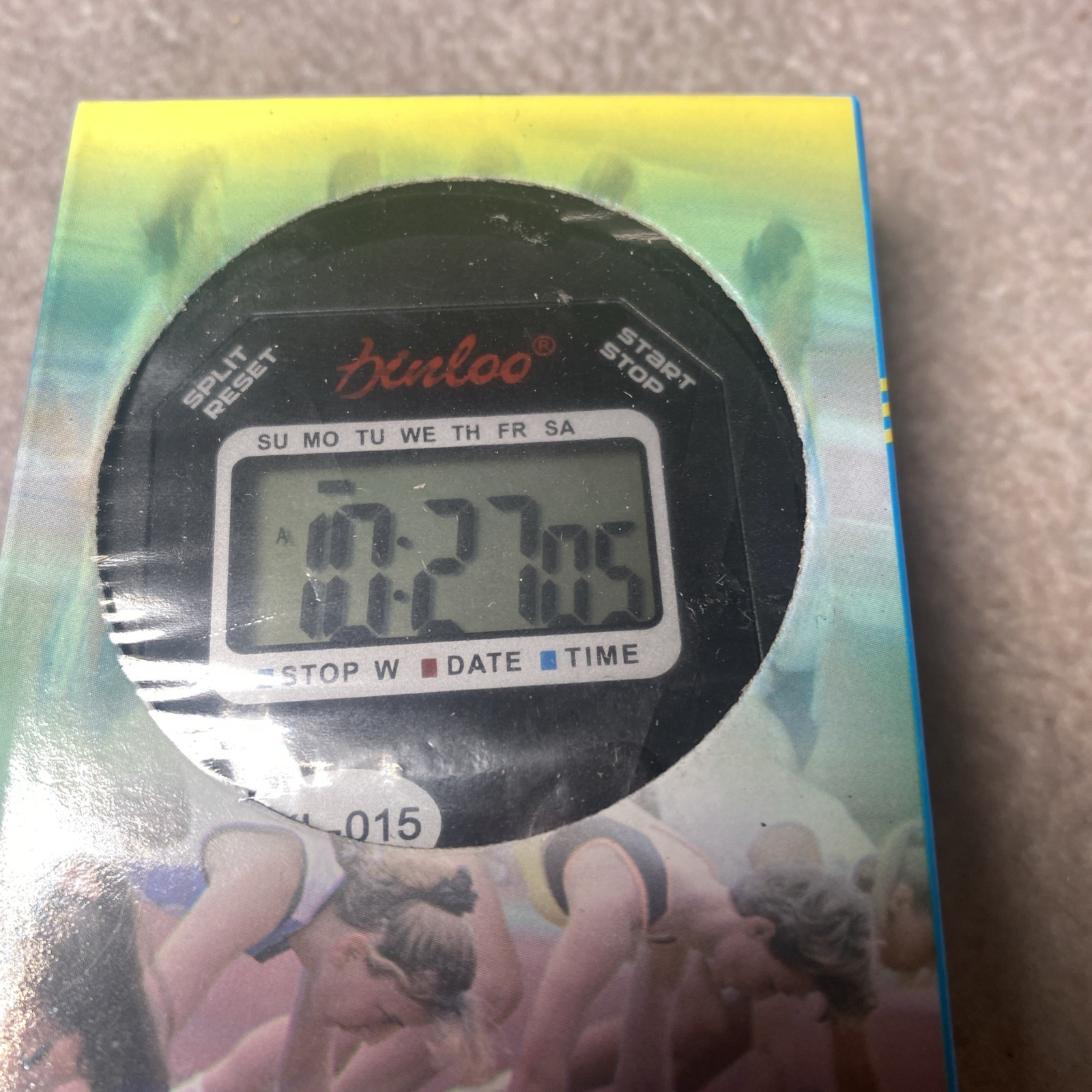 Multi-functional Handheld Anytime Sports Black Stopwatch NIB