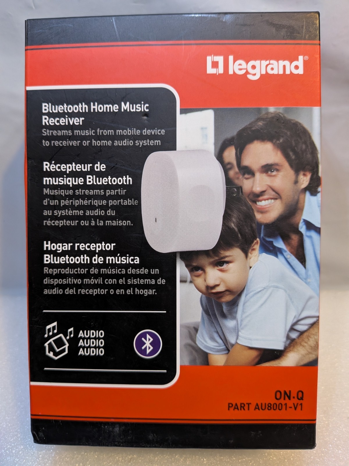 Legrand On-Q AU8001-V1 Bluetooth 4.0 Home Music Receiver New