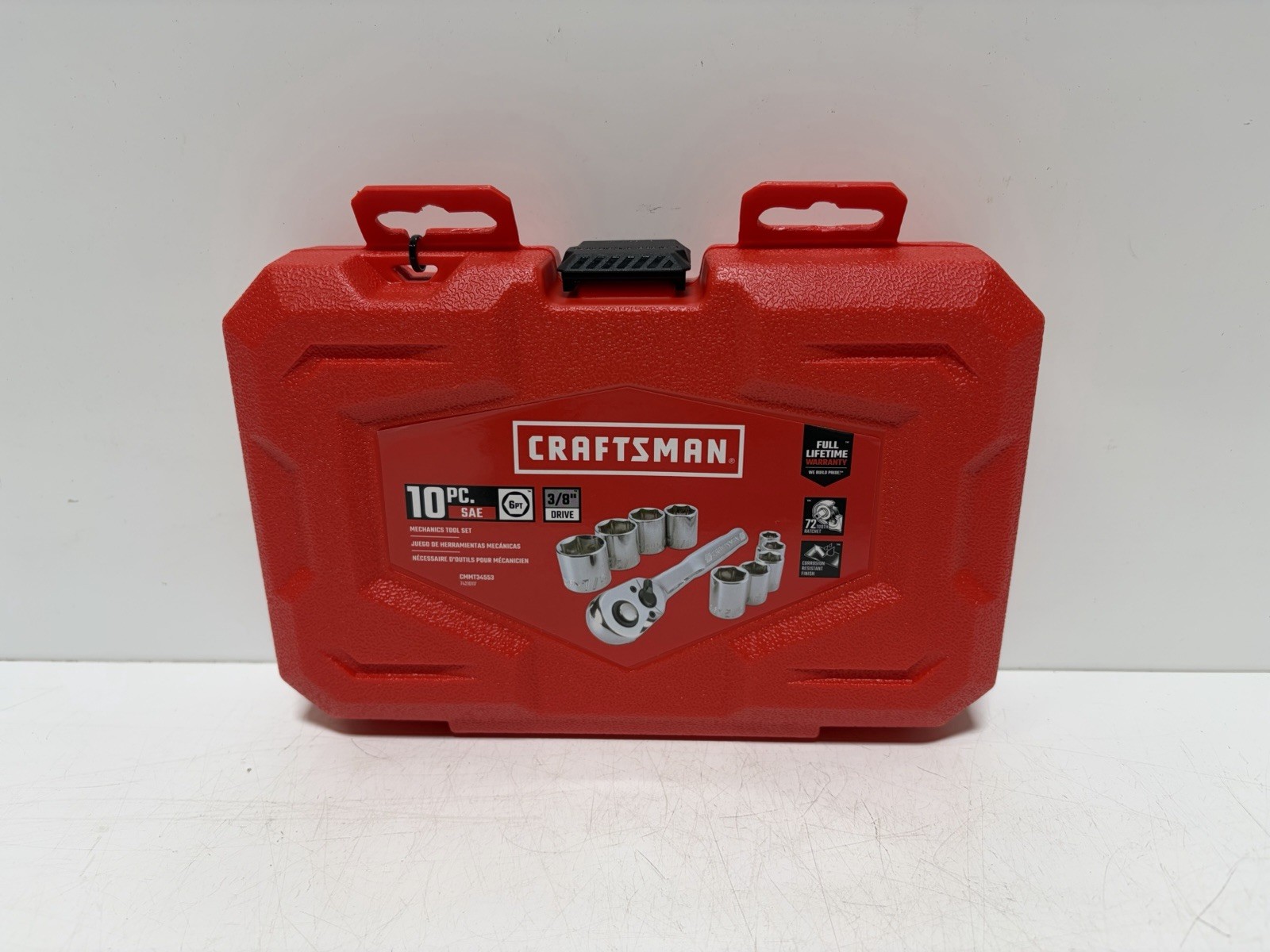 Craftsman CMMT34553 3/8 in. Drive SAE 6 Point Socket Set 10 Pc