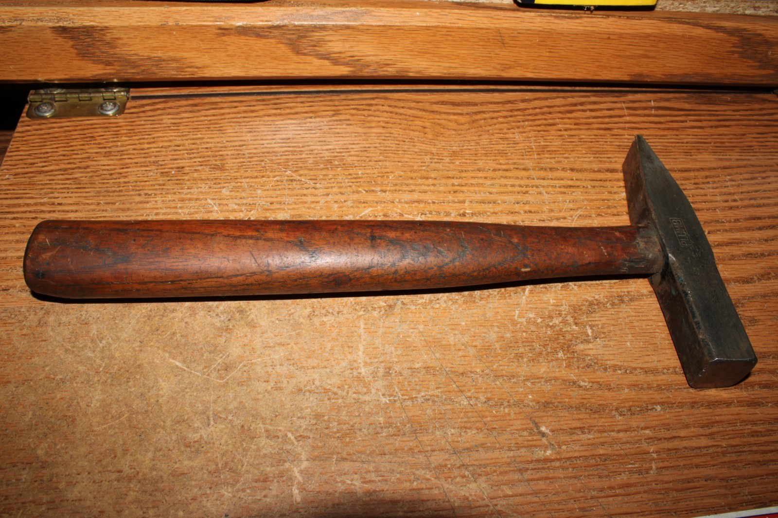 Vintage Plumb  Tack Hammer Tinsmith Square Flat Head