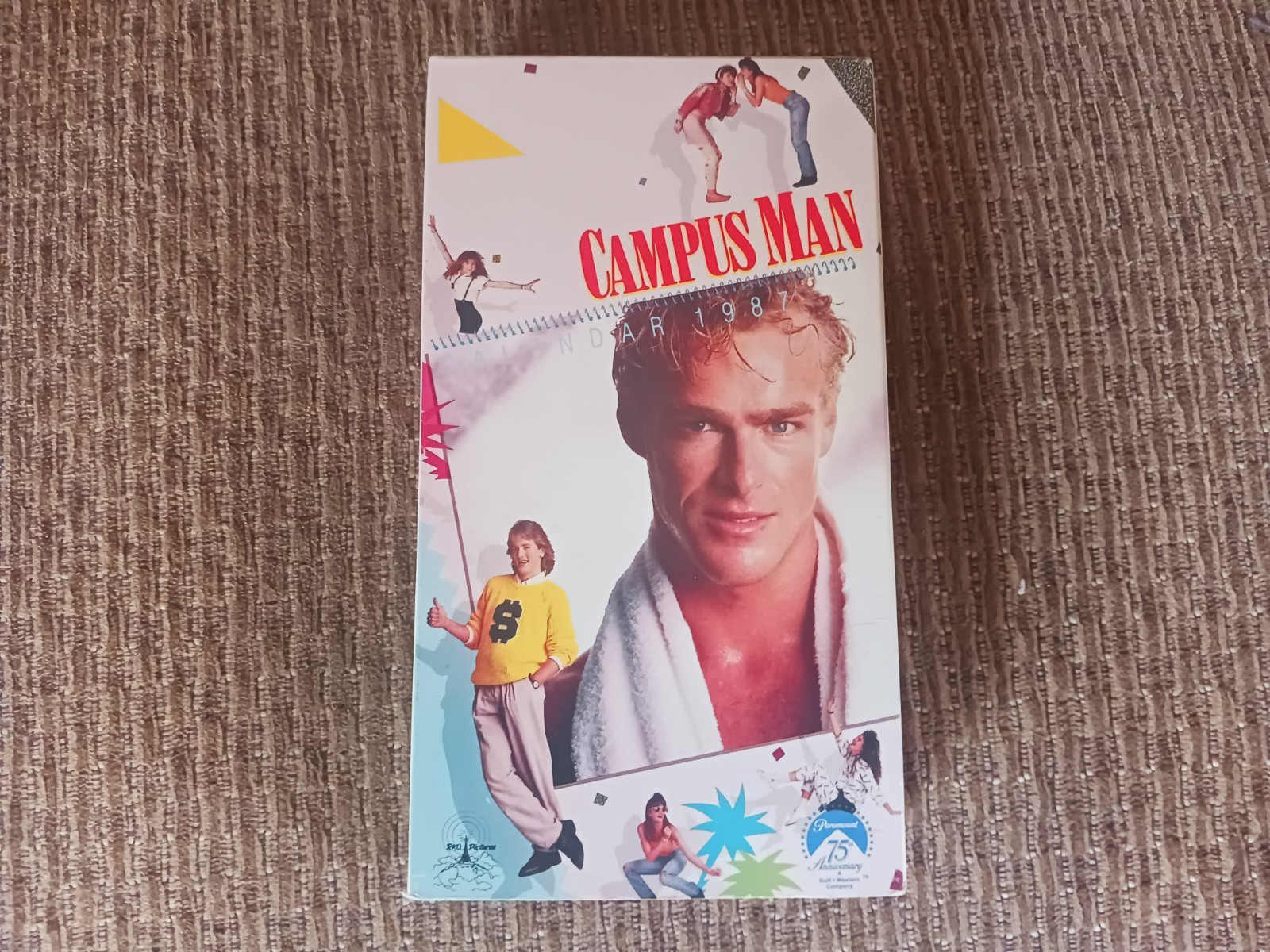 Campus Man (VHS, 1992) John Dye, Kim Delaney, Miles O' Keefe, Morgan Fairchild!