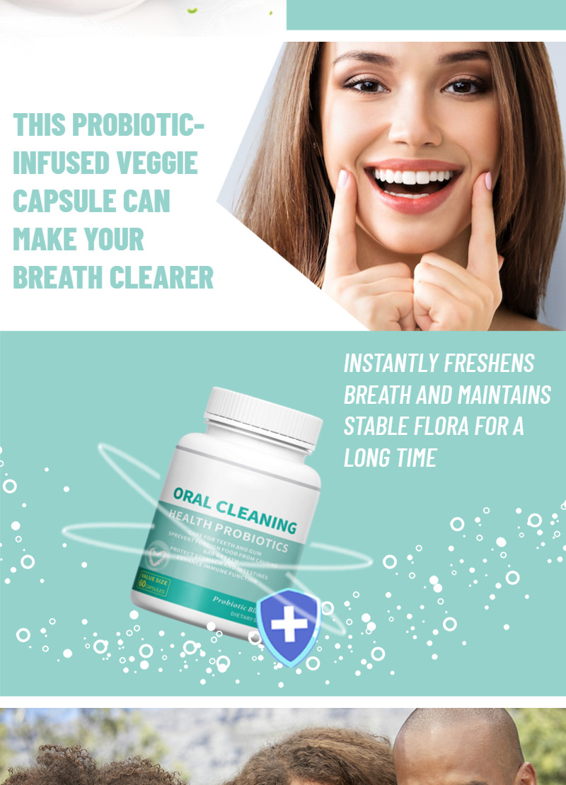 Oral Clean Health Probiotic Blend (3 Billion CFU)Capsules-Care For Teeth And Gum