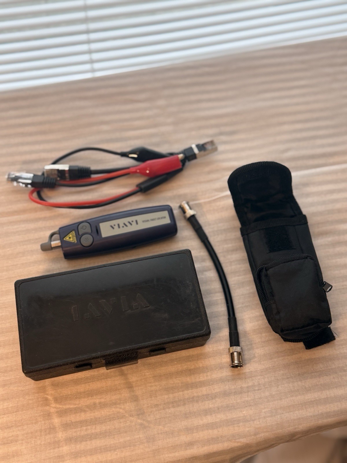 VIAVI OLP-87 PON Power Meter Kit + Fiber Microscope + Accessories Bundle