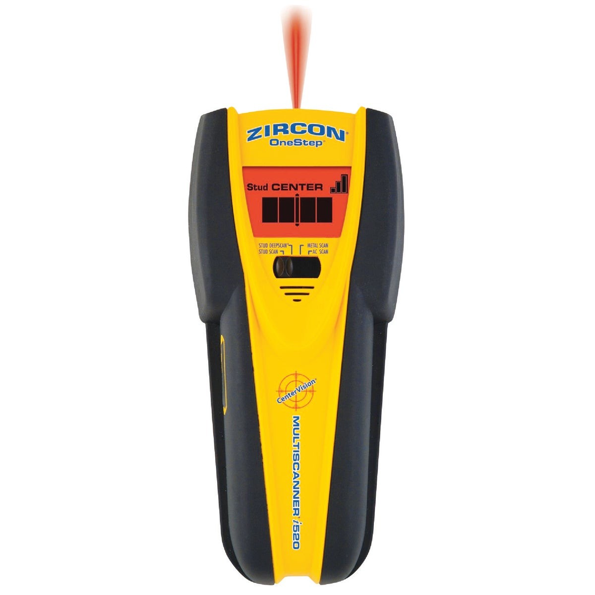 Zircon MultiScanner i520 OneStep Stud Finder 61910 Plastic Yellow 042186605914