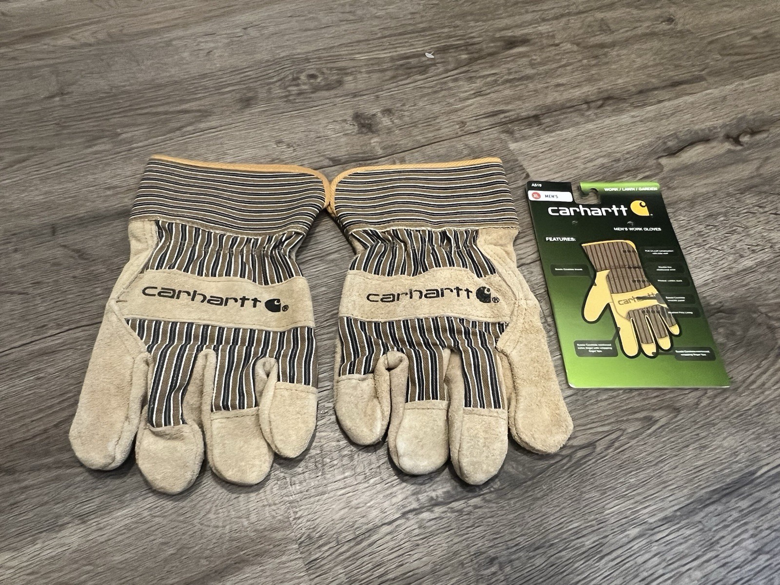 Carhartt Men's Insulated Synthetic Suede Work Gloves Large Lawn L A519