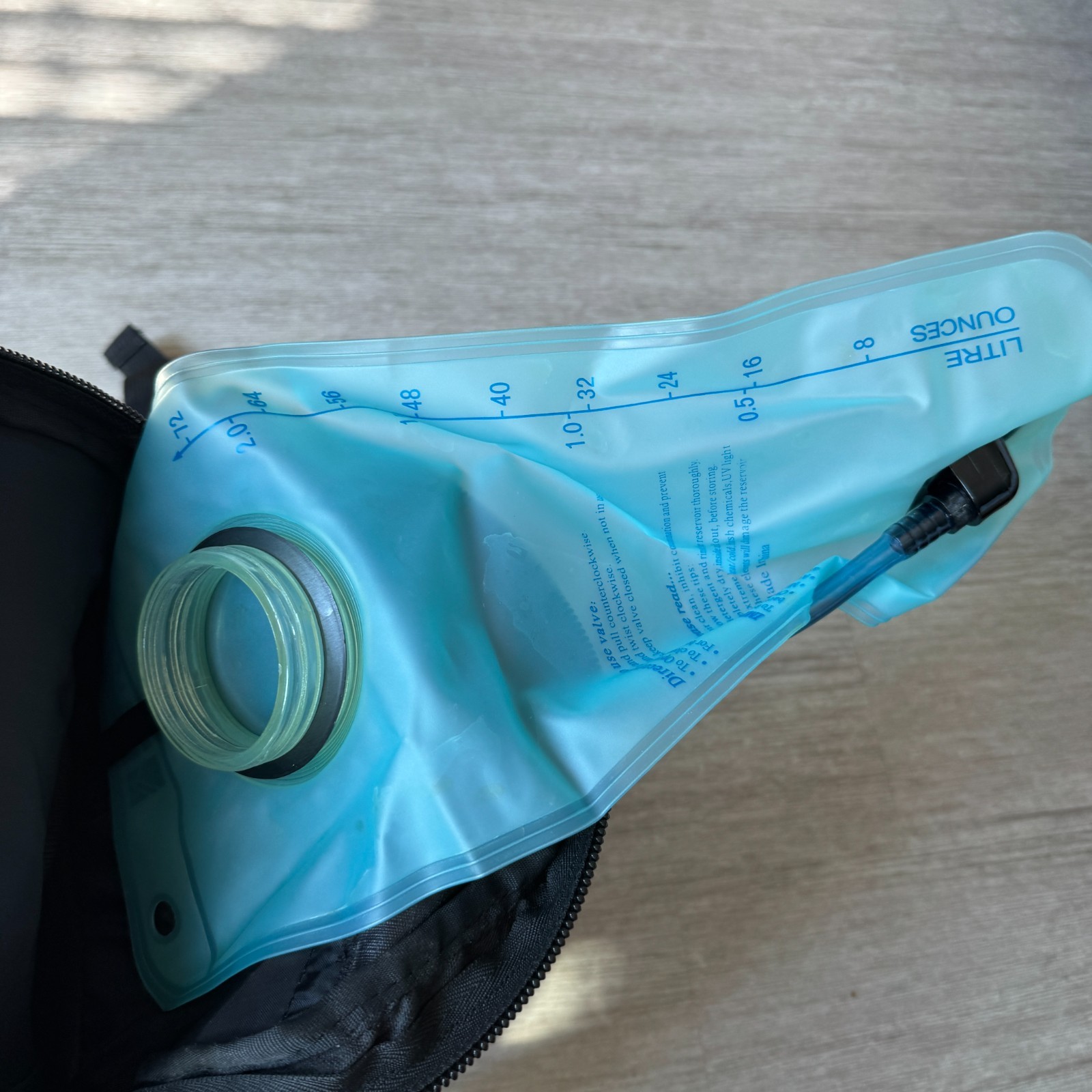 Alpine Design Hydration Pack Bag Hiking Backpack 2L Blue Gray