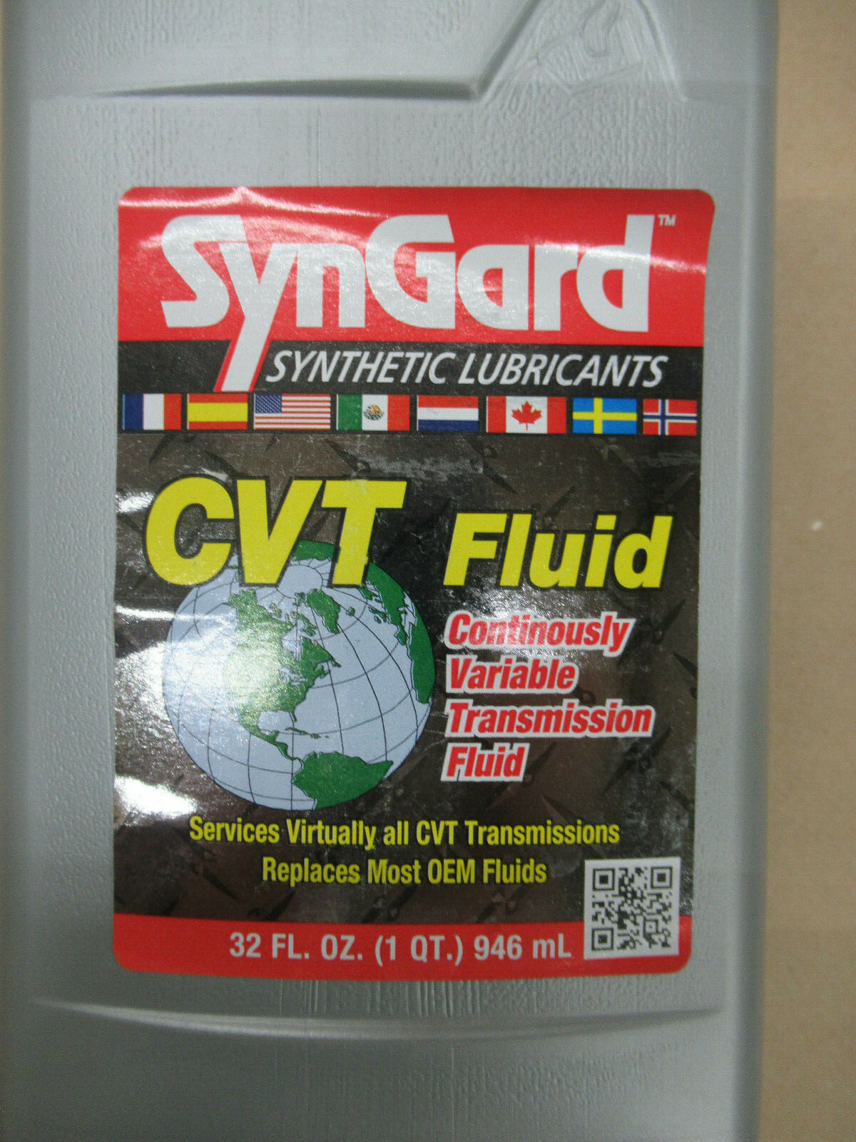 SYNGARD SYNTHETIC LUBRICANTS 590400 CVT FLUID 1 QUART UPC: 072372904002