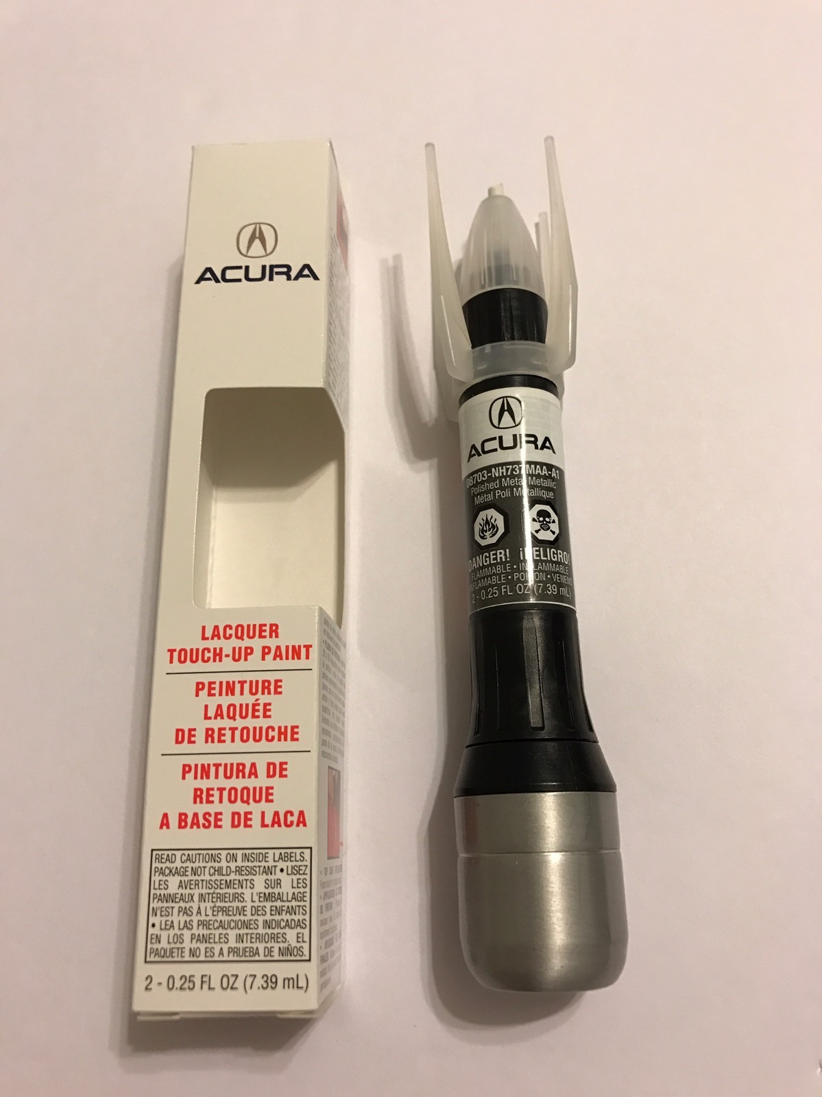 Genuine OEM Honda Acura Touch Up Paint NH-737M (Polished Metal Metallic)