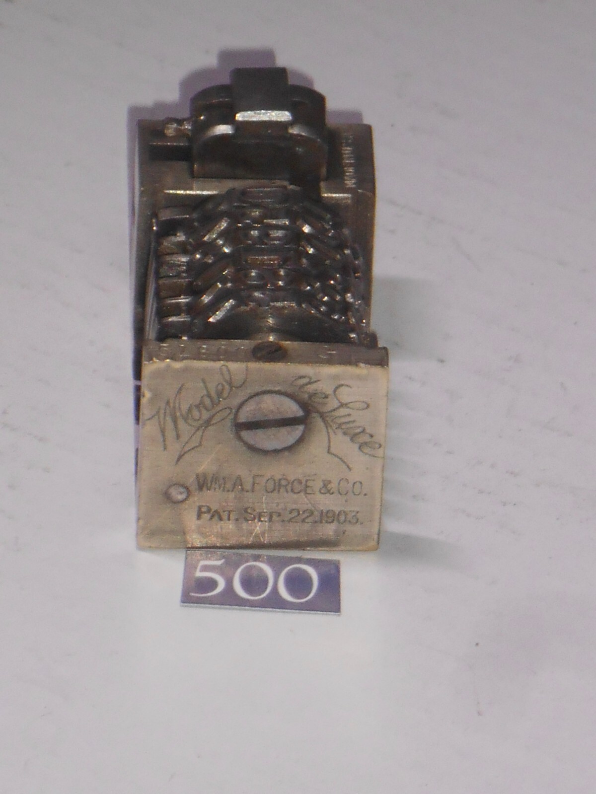 WMA Letterpress Numbering machine | 500