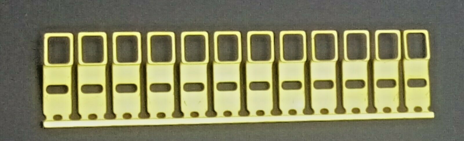 N Scale Railroad Model Etched Brass parts - Stirrups for RR cars 12 pcs/lot  USA