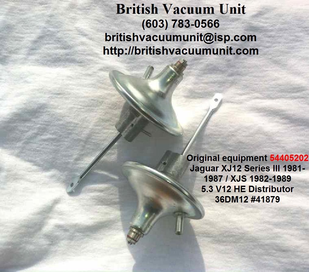 Jaguar XKE series lll & XJ12 1981-89 Series III and XJS 54405202 OE vacuum unit