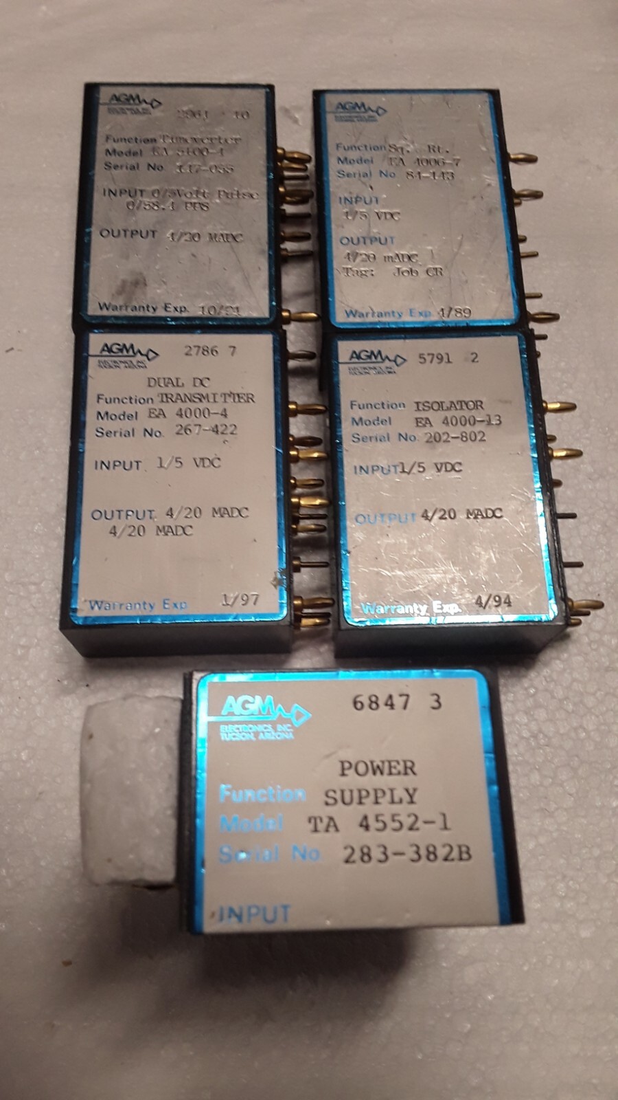 AGM Electronics TA 4552-1 / EA 4000-13 / EA 4006-7 / EA 4004-4 / EA 5100-4