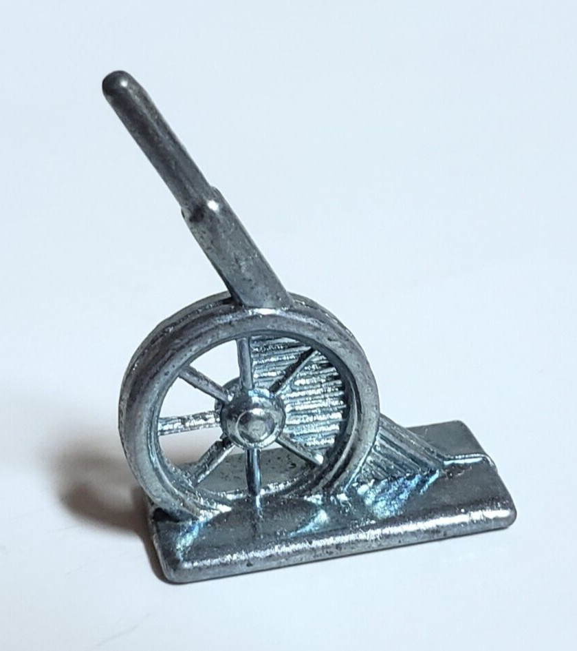 Cannon (Retired) Monopoly Replacement Piece - Pewter - FREE SHIPPING!