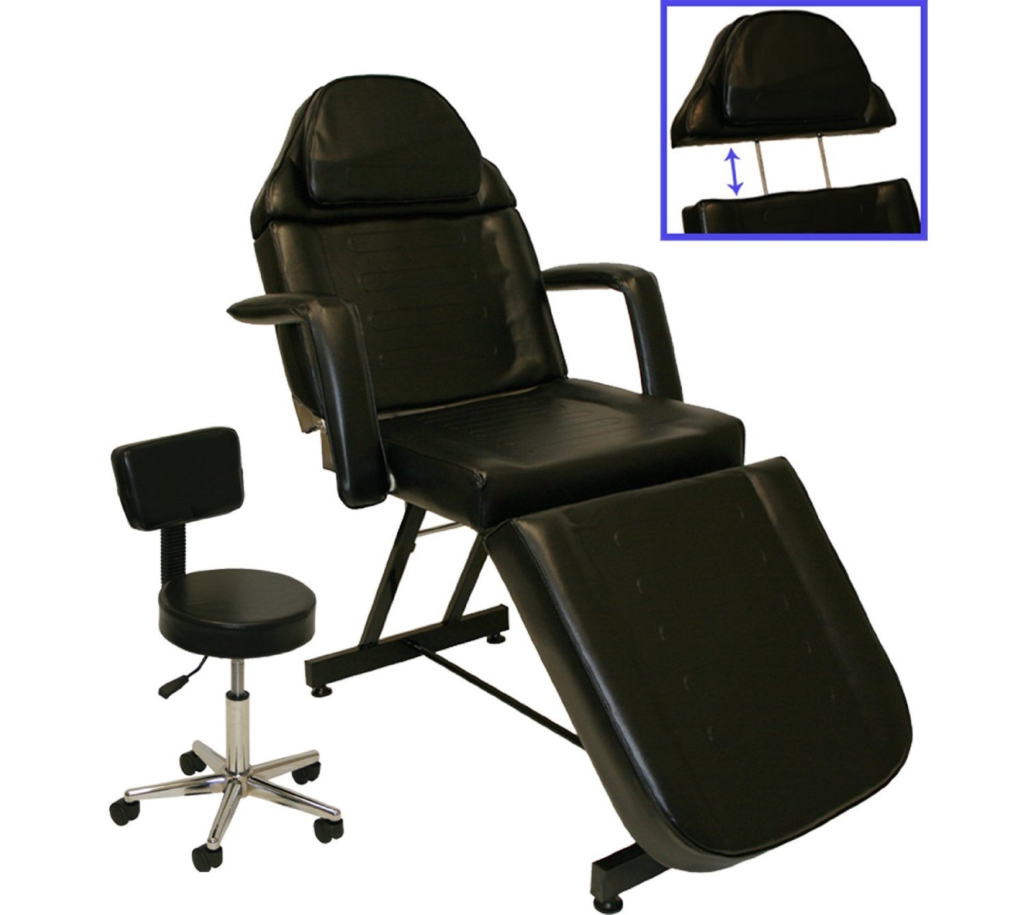 Fully Adjustable Massage Care Facial Bed Table Chair Barber Tattoo Beauty Salon