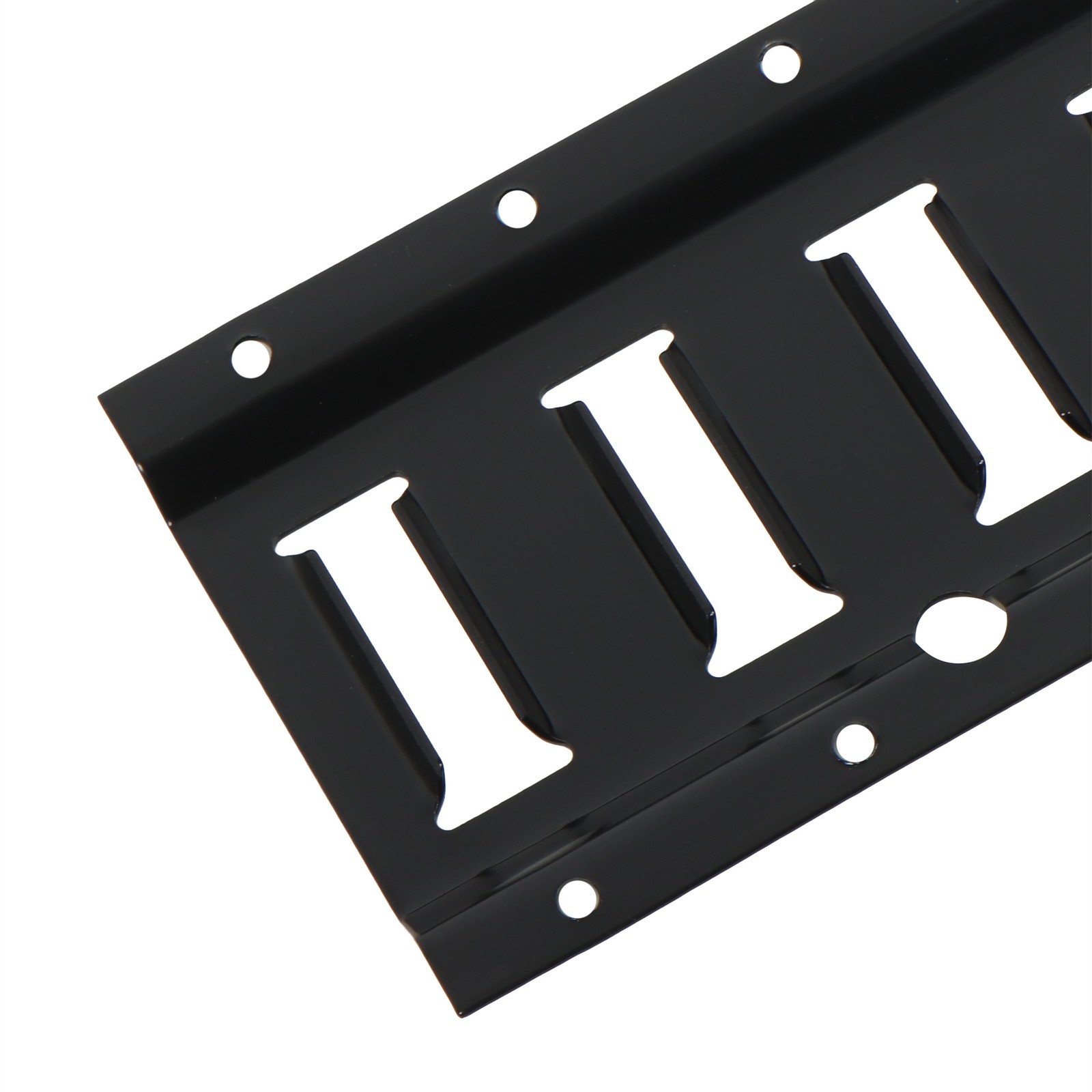 Labwork 4 Pack 6' E Track Tie Down Rail Kit Powder-Coat Black For Garages Vans