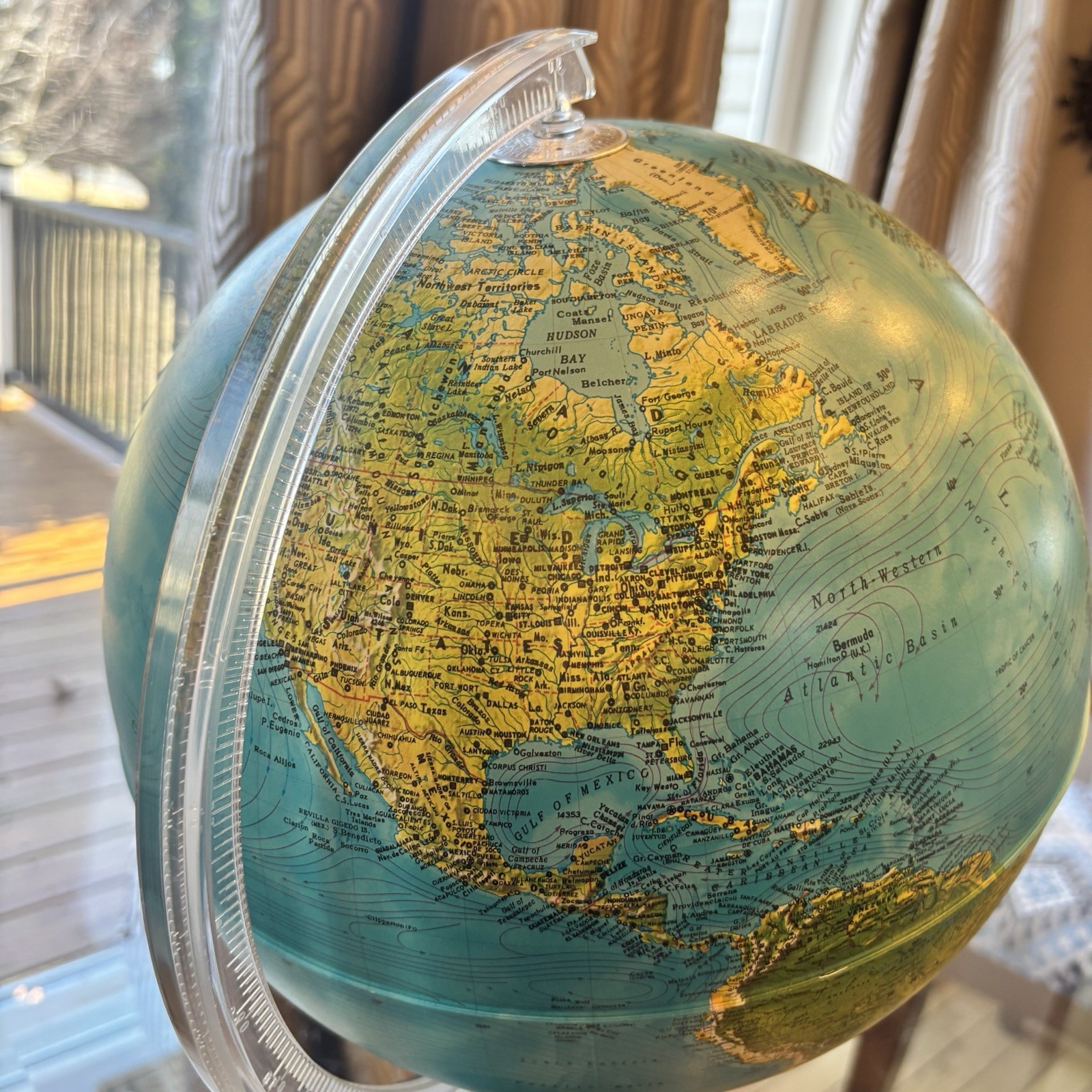 Underwriters Laboratories Desktop Globe 17” Tall FLAW