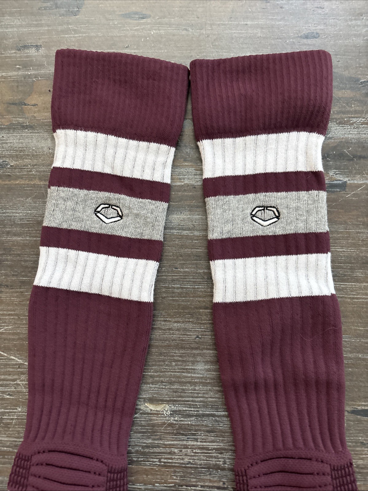 Evoshield Striped Baseball & Softball Game Socks WB60105 Size Small, Pair