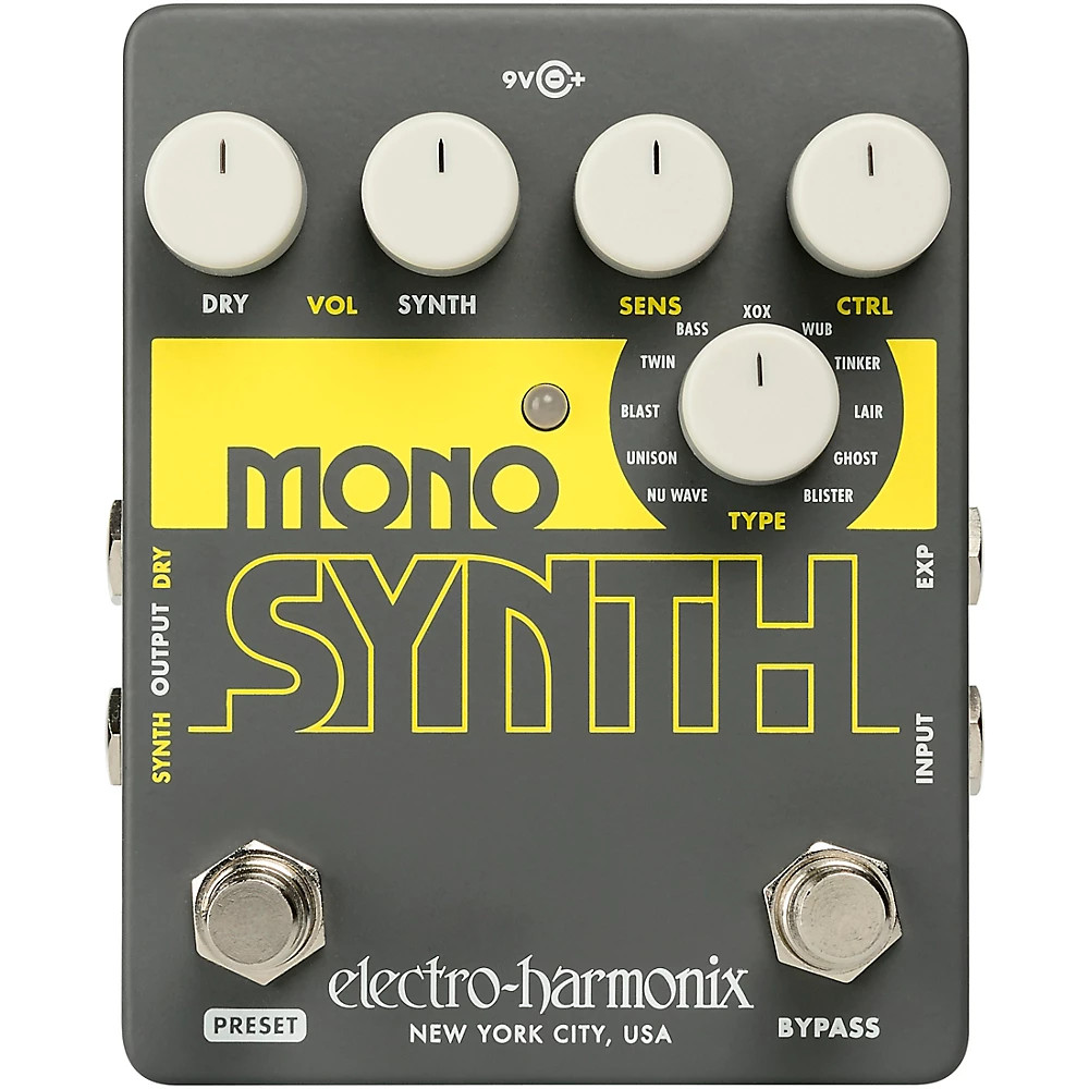 ElectroHarmonix Guitar Mono Synth Effects Pedal