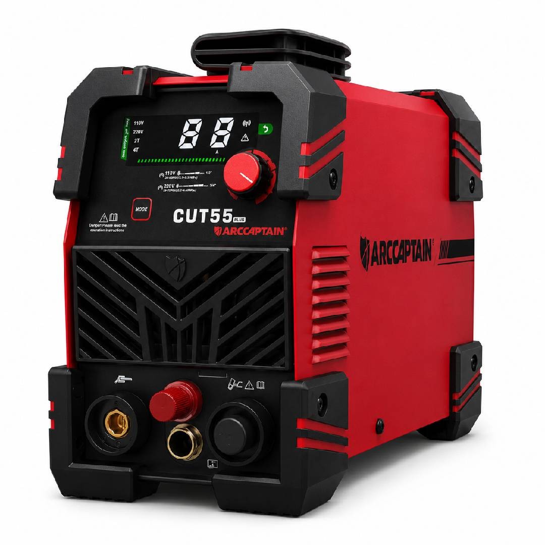 ARCCAPTAIN 55A Plasma Cutter, Non-Touch Pilot Arc High-Frequency Plasma Cutting
