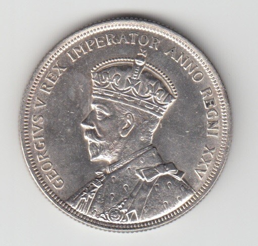 Canada - 1935 $1 COIN, Silver, UNCIRCULATED, First Year