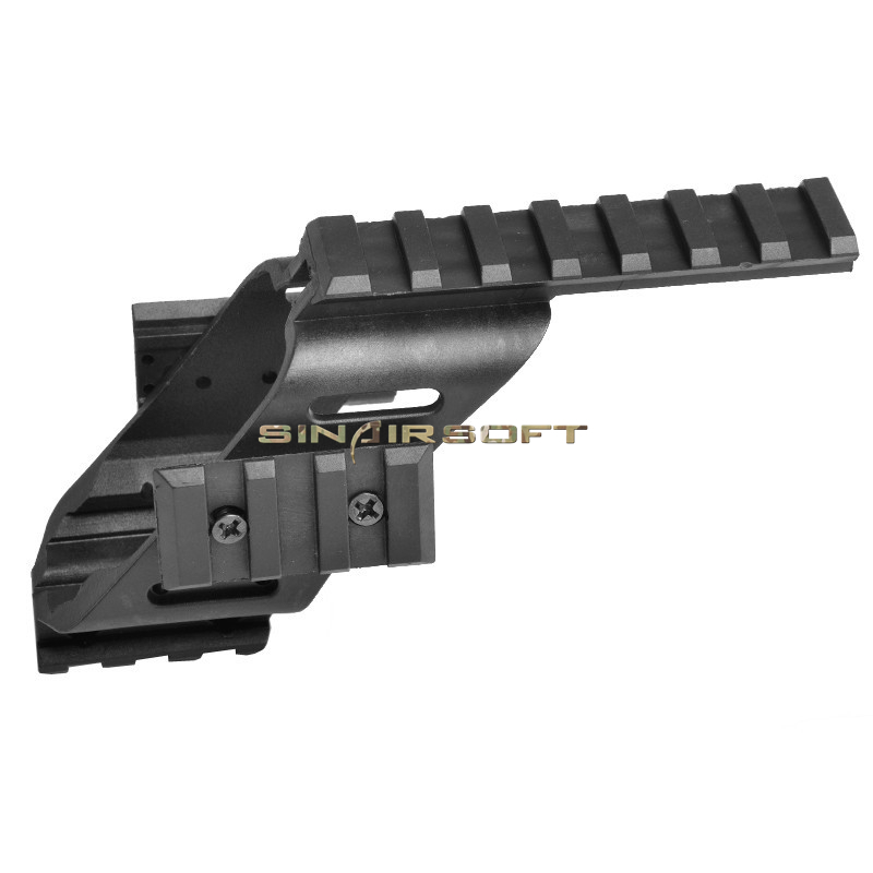 Universal Tactical Pistol Scope Sight Laser Light 20mm Mount Mounts Quad Airsoft