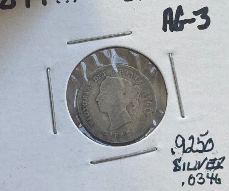 1899 Canada 5 Cents - Silver