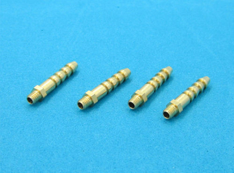 4Pcs Lengthen M4 Threaded Water Nipples / Outlets ID3mm OD5mm for RC Boat #1199