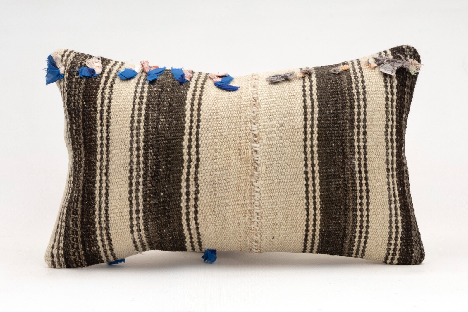 Decorative Pillow Cover, 12x20 in, Kilim Pillow, Turkish Pillow, Sofa Cushion
