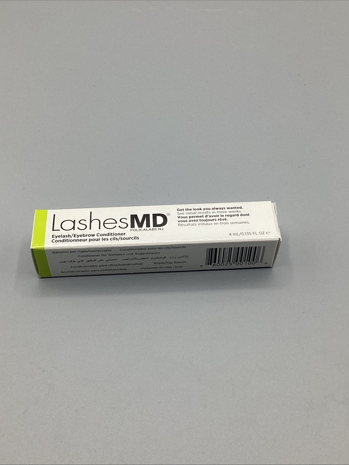 NEW IN BOX! LashesMD Eyelash Eyebrow Conditioner 4mL Full Size!   Exp 08/22