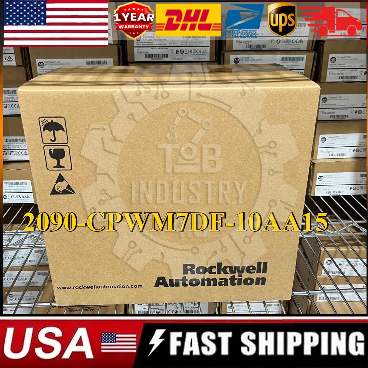 1PCS New AB 2090-CPWM7DF-10AA15 Servo Motor Power Cable US Free Tax