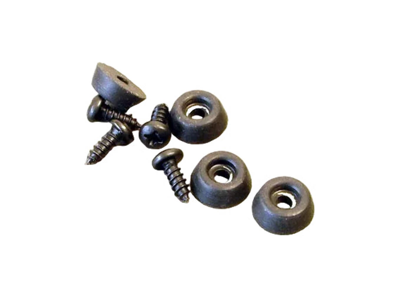 4 Pack Procraft Tapered Feet 1/2" Dia. x 3/16" Tall - With Screws FT-5187X4