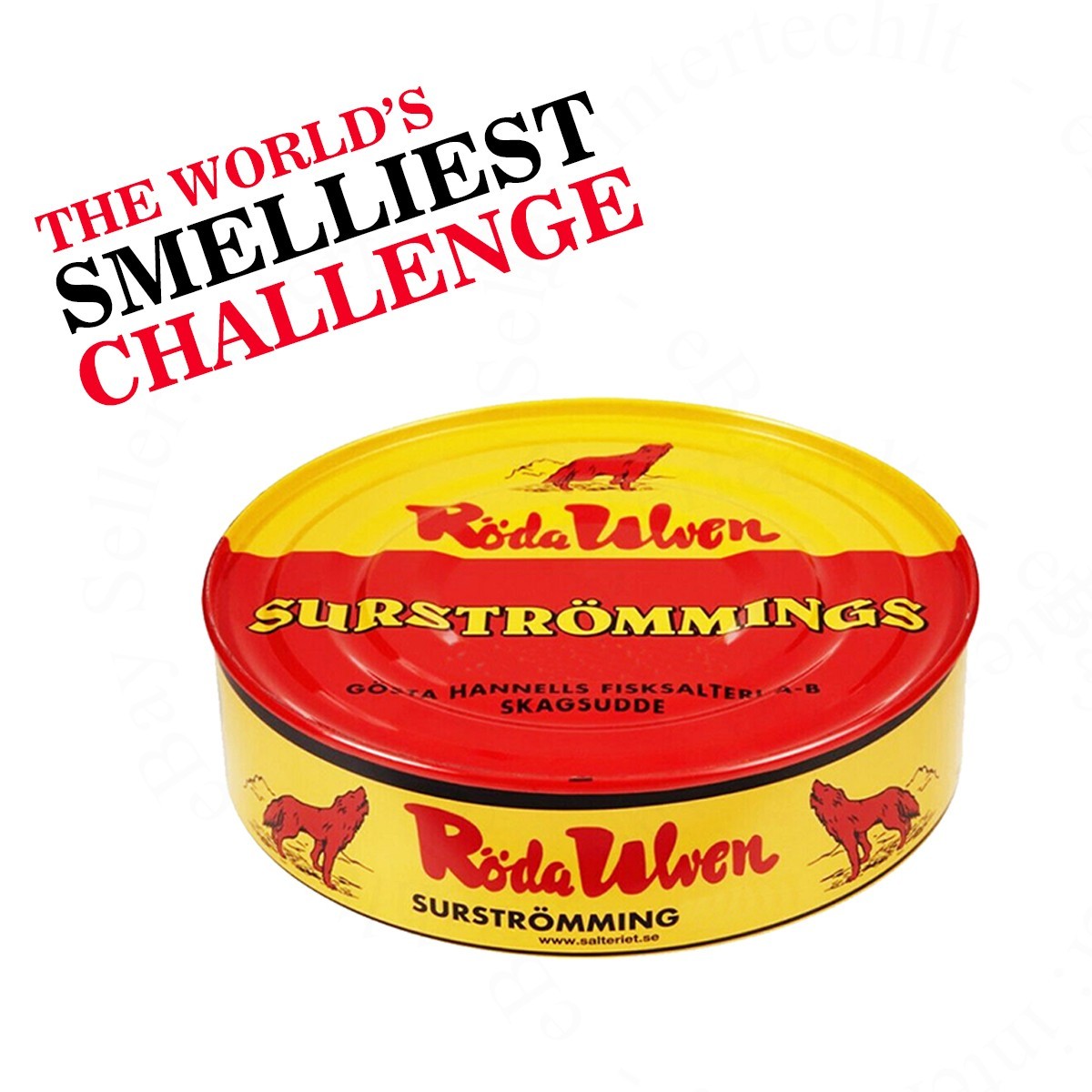 Surströmming Challenge Kit Swedish Fermented Herring 300g Smelliest Fish Prank