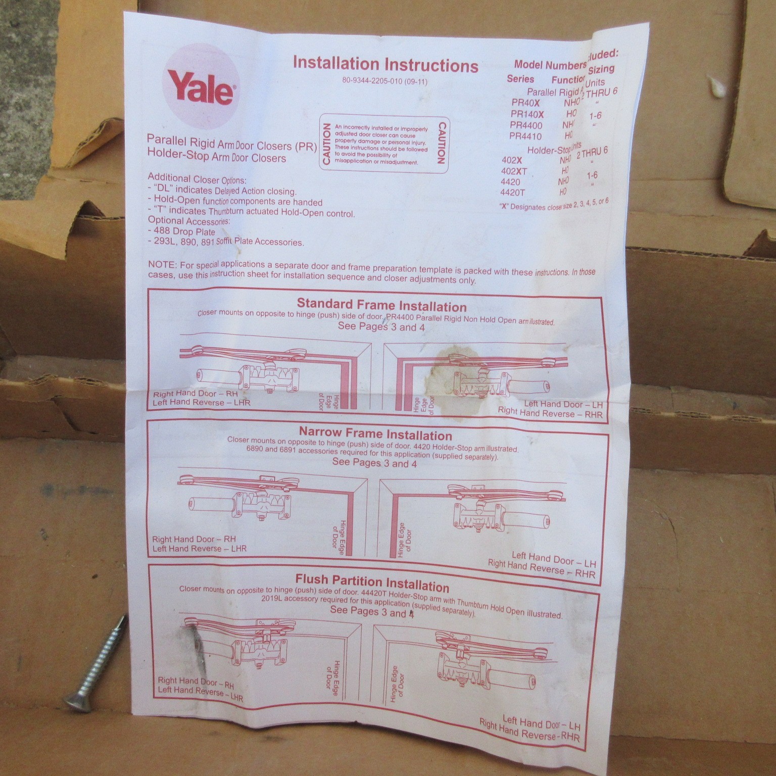 Yale PR4400 Institutional Door Closer