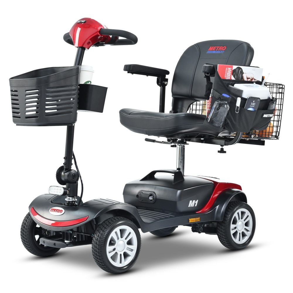 Four Wheels Compact Travel Mobility Scooter with 300W Motor for Adult-300lbs