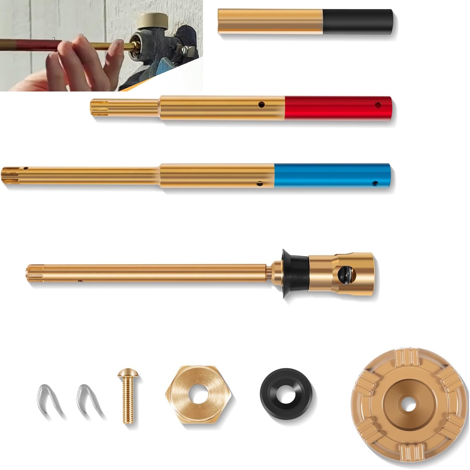 for Woodford RK-ADJ-PRV Adjustable Rod Kit Pressure Relief Valve RK Repair Kit