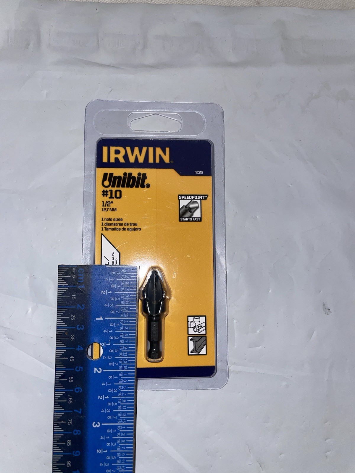 Irwin Unibit #10 (1/2”) Speed Point 10310