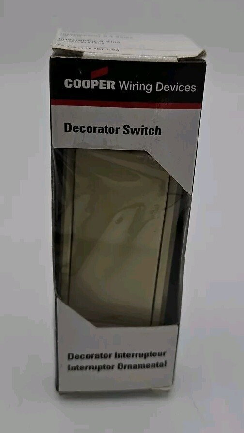 Cooper - 7504V-BOX - Four Way Quiet Rocker Switch - Ivory